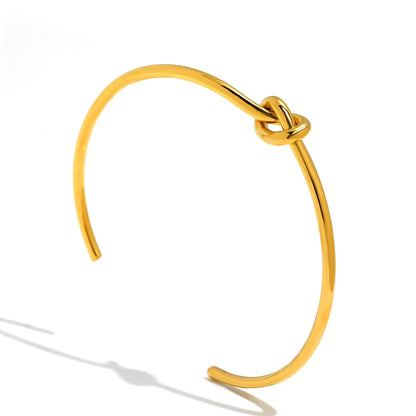 Minimal Love Knot Bangle